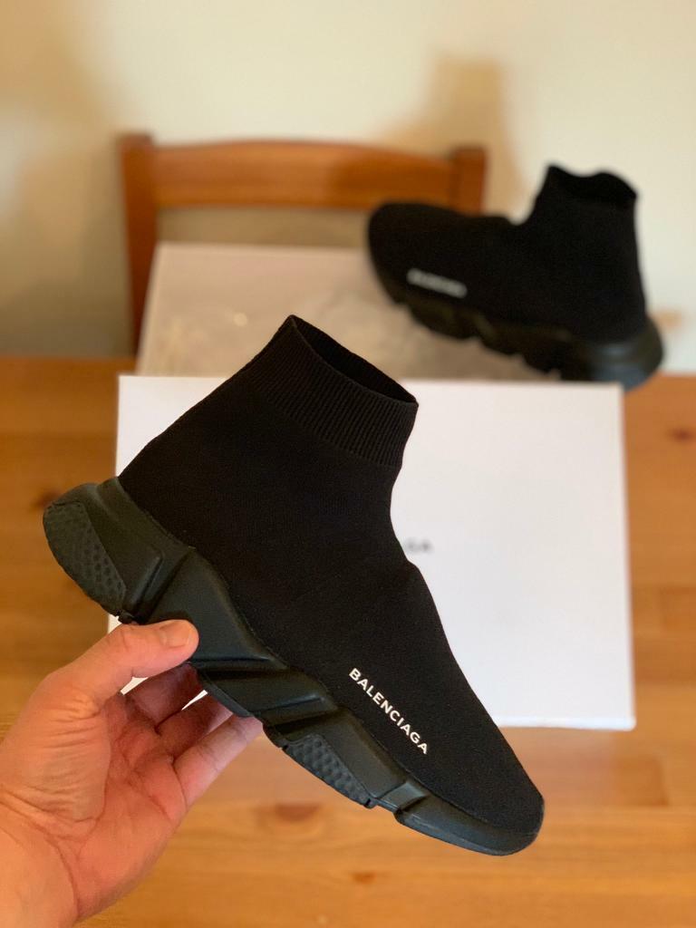 size 5 balenciaga sock trainers